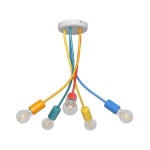 Felületre szerelhető gyerek csillár HARVARD 5xE27/15W/230V W-1026/5 MIX kép