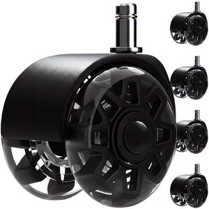 RUHHY 26294 65 mm, terhelhetőség 160 kg, fekete - 5 darabos csomagban kép