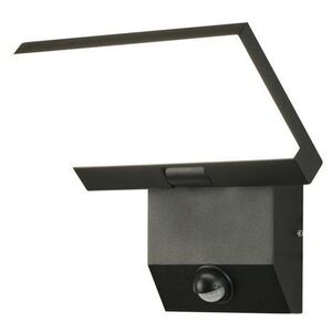 Immax MODERN Kültéri fali lámpa, mozgásérzékelős, 18 W, 1278 lm, IP65, fekete kép