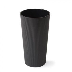 LAMELA LILIA JUMPER magas virágcserép, 30 cm átmérő, 57 cm magas, grafit kép