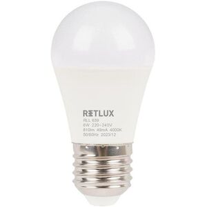 RETLUX RLL 639 G45 E27 miniG 6W CW D kép