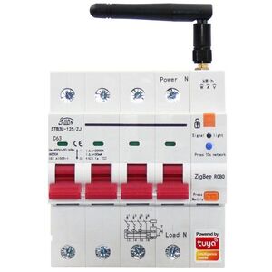 IMMAX NEO Okos megszakító 3P+N 10-63A áramvédővel, fogyasztásmérő, Zigbee 3.0 kép
