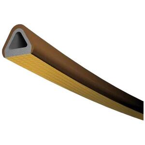 Trelleborg TLT ablak- és ajtótömítések, D 6 H profil, 9 × 8 mm, barna, 2 × 3 m kép