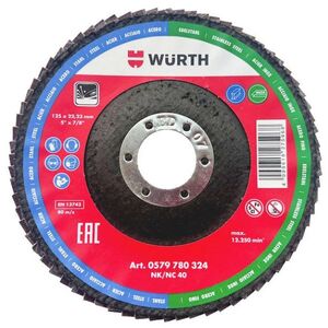 WÜRTH lemellás csiszolókorong, 115 mm, G60 kép