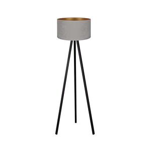 BRILAGI - Állólámpa VELVET 1xE27/60W/230V wenge/szürke AS0466+DU82498 kép