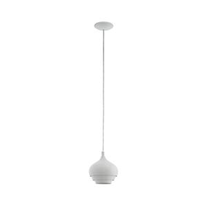 Eglo 97212 - CAMBORNE kábeles függőlámpa 1xE27/60W/230V fehér átm. 190 mm 97212 kép