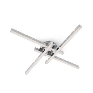 Brilo - LED Felületre szerelhető csillár REY 4xLED/5W/230V fényezett króm 3519-048 kép