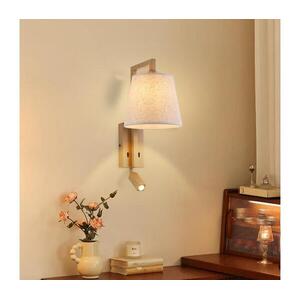 BRILAGI - LED Fali lámpa RAYA 1xE14/40W/230V + LED/3W len/bézs BRI208 kép