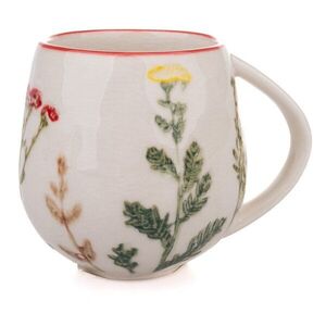 Fehér porcelán bögre 240 ml Flower Garden – Dakls kép