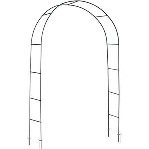 Plonos PL-990 Kerti pergola, íves, 240 cm, fekete kép