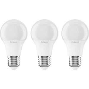 AlzaPower LED 9-60W, E27, 4000K, set, 3db kép