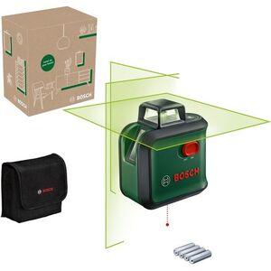 BOSCH AdvancedLevel 360 akkumulátoros keresztlézer, 0.603.663.BZ0 (védőtokkal, 4× AA) kép