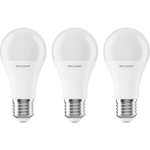 AlzaPower LED 12-80W, E27, 2700K, szett, 3db kép