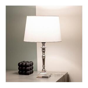 BRILAGI - Asztali lámpa CERIA 1xE27/60W/230V átm. 30 cm ezüst/fehér 1xEG49191+1xEG781035 kép