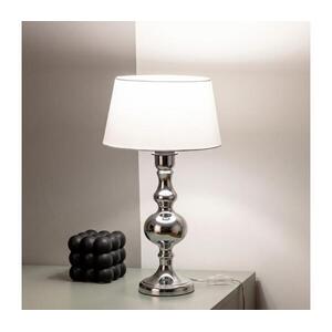 BRILAGI - Asztali lámpa CERIA 1xE27/60W/230V átm. 25 cm fényes króm/fehér 1xEG49199+1xEG781032 kép