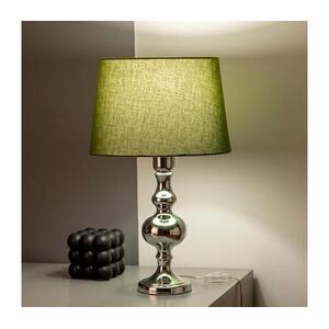 BRILAGI - Asztali lámpa CERIA 1xE27/60W/230V átmérő 30 cm fényes króm/zöld 1xEG49199+1xEG781039 kép