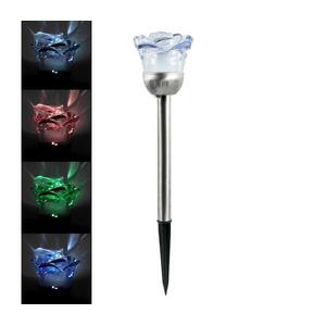 LED RGB napelemes lámpa ROSE LED/1, 2V 100 mAh IP44 312198 kép