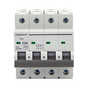 B.V. - 4 pólusú kismegszakító 4P-25A-C 400V B20201QEK kép