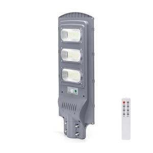 B.V. - LED napelemes utcai lámpa érzékelővel LED/150W/3, 2V IP65 6500K + távirányító B10204JD9 kép
