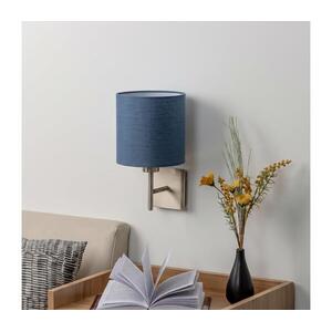 BRILAGI - LED fali lámpatest NUBILA 1xE27/60W/230V matt króm/sötétkék EG32507+BG1575 kép