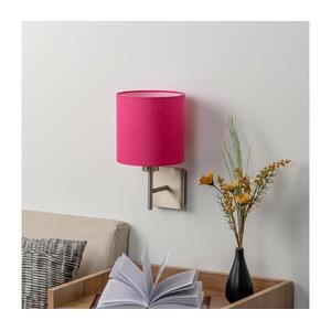 BRILAGI - LED fali lámpa NUBILA 1xE27/60W/230V matt króm/rózsaszín EG32507+BG1577 kép