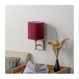 BRILAGI-LED fali lámpa NUBILA 1xE27/60W/230V matt króm/pompeji vörös EG32507+BG1579 kép