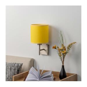 BRILAGI - LED fali lámpa NUBILA 1xE27/60W/230V matt króm/sárga EG32507+BG2452 kép