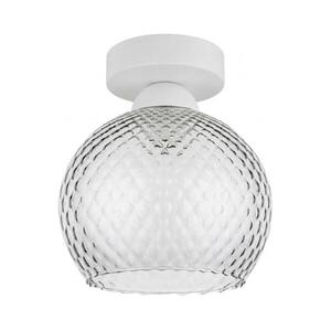 BRILAGI - LED mennyezeti lámpa R GLASS 1xE27/60W/230V átm. 18 cm fehér/füstszürke BG3991+NSTK7466 kép