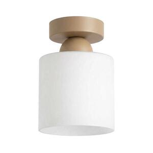 BRILAGI - LED mennyezeti lámpa RETRO GLASS 1xE27/60W/230V átm. 10 cm bézs/fehér BG3994+NSTK7006 kép