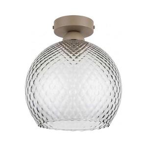 BRILAGI - LED mennyezeti lámpa R GLASS 1xE27/60W/230V átm. 25 cm bézs/füstszürke BG3994+NSTK7486 kép