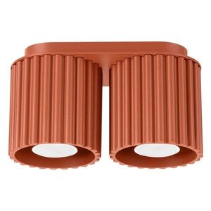 Terrakotta színű fém spotlámpa 10x21 cm Zora – Sollux kép