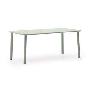 Acél kerti étkezőasztal 90x180 cm Brai – Kave Home kép
