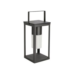 Fekete napelemes-USB LED lámpás (magasság 38 cm) Solar – Bizzotto kép