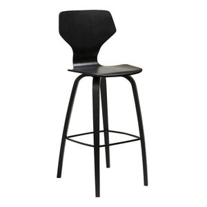 Fekete bárszék (ülésmagasság 75 cm) S.I.T – DAN-FORM Denmark kép