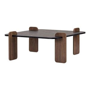 Fekete dohányzóasztal 90x90 cm Marais – Nordure kép