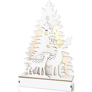 Retlux RXL 461 téli erdő dekoráció, 24, 5cm, 5LED, WW kép