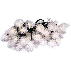 RETLUX RXL 369 Fényfüzér, fenyőtobozok, 40 LED, meleg fehér, 10 + 5 m kép