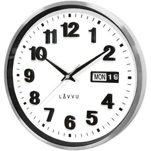 LAVVU Date Metal falióra, fém, dátumkijelzővel kép