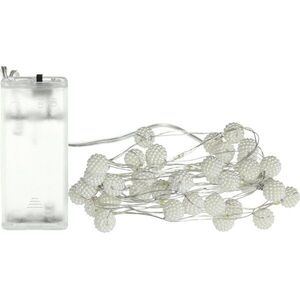 RETLUX RXL 489 Fényfüzér - gyöngyök, 20 LED, meleg fehér kép