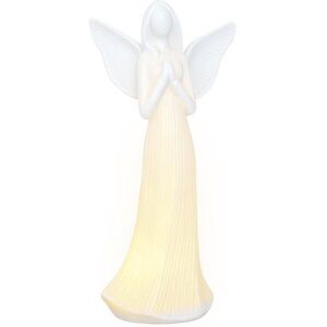 RETLUX RXL 470 porcelán angyal dísz, 23, 6cm, LED, meleg fehér kép