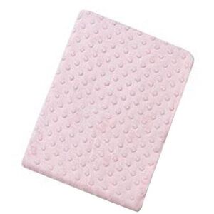 INTERBABY Extra puha pléd, golyók, rózsaszín kép