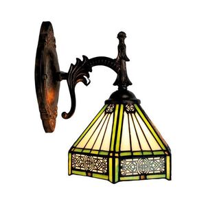 BRILAGI - Tiffany vitrázs fali lámpa EMERALD 1xE14/40W/230V BRW-26414A kép