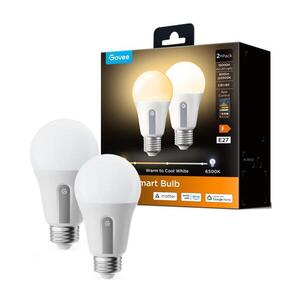 Govee - SZETT 2x dimmelhető LED-izzó Smart MATTER E27/9W/230V 2700-6500K Wi-Fi B8015C02 kép