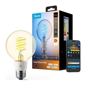 Govee - LED RGBWW Dimmelhető izzó Smart MATTER G80 E27/5W/230V 2700-6500K Wi-Fi R14C1CC1 kép