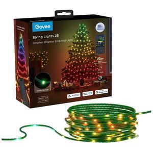 Govee - LED RGBICW kültéri karácsonyi fényfüzér 2700-6500K 20m Wi-Fi Matter IP65 H80C4C44 kép