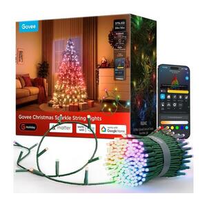 Govee - LED RGBWIC Kültéri karácsonyi fényfüzér 2700-6500K 30m Wi-Fi Matter IP65 R6871C41 kép
