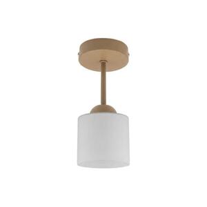BRILAGI - LED felületre szerelhető csillár RETRO GLASS 1xE27/60W/230V átm. 10 cm bézs/fehér BG3995+NSTK7006 kép