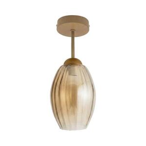 BRILAGI - LED Felületre szerelhető csillár R GLASS 1xE27/60W/230V átm. 17cm bézs/füstös bézs BG3995+NSTK7499 kép