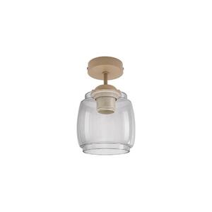 BRILAGI - LED Felületre szerelhető csillár R GLASS 1xE27/60W/230V Ø 26 cm bézs/füstszürke BG3995+NSTK7417 kép