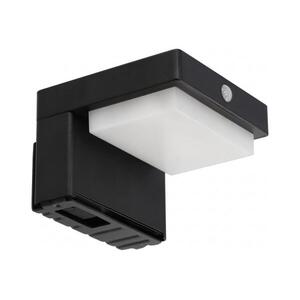 SmartLED LED napelemes fali lámpa érzékelővel LED/5W/3, 7V 2000 mAh IP44 fekete 5948 kép